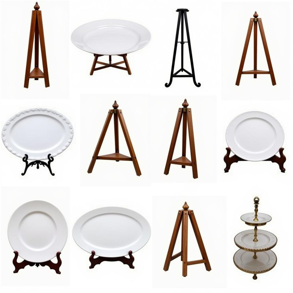 Variety of Plate Display Stands