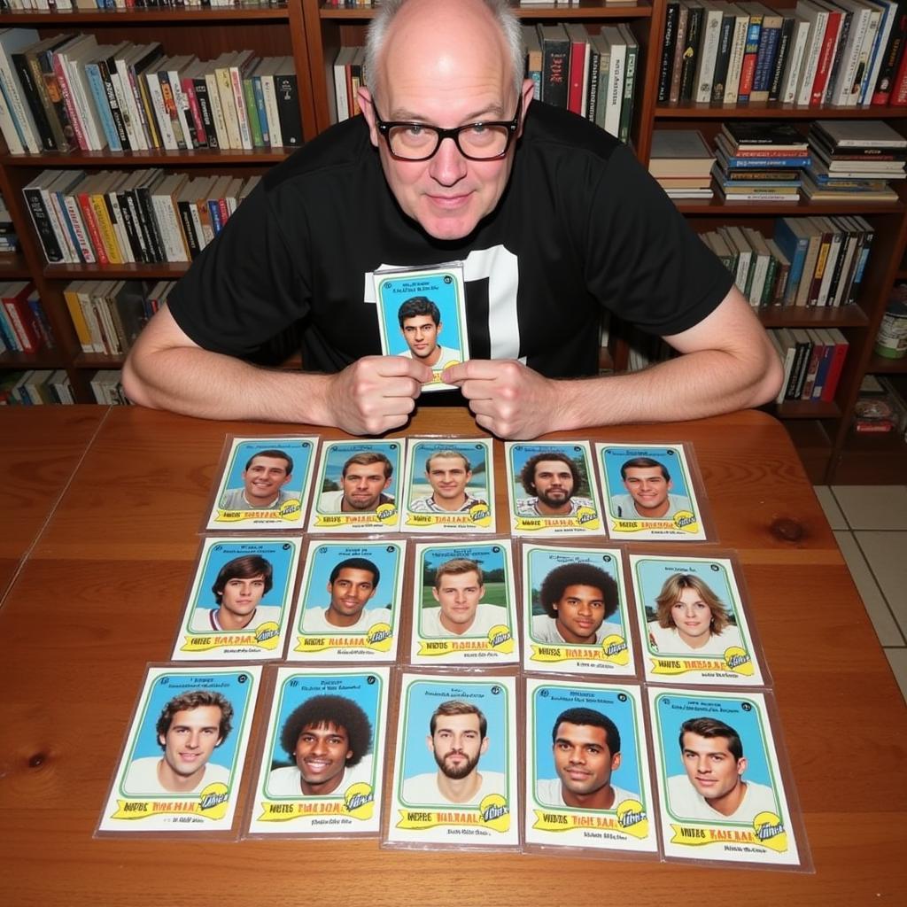 Displaying a 1972 Topps Football Collection