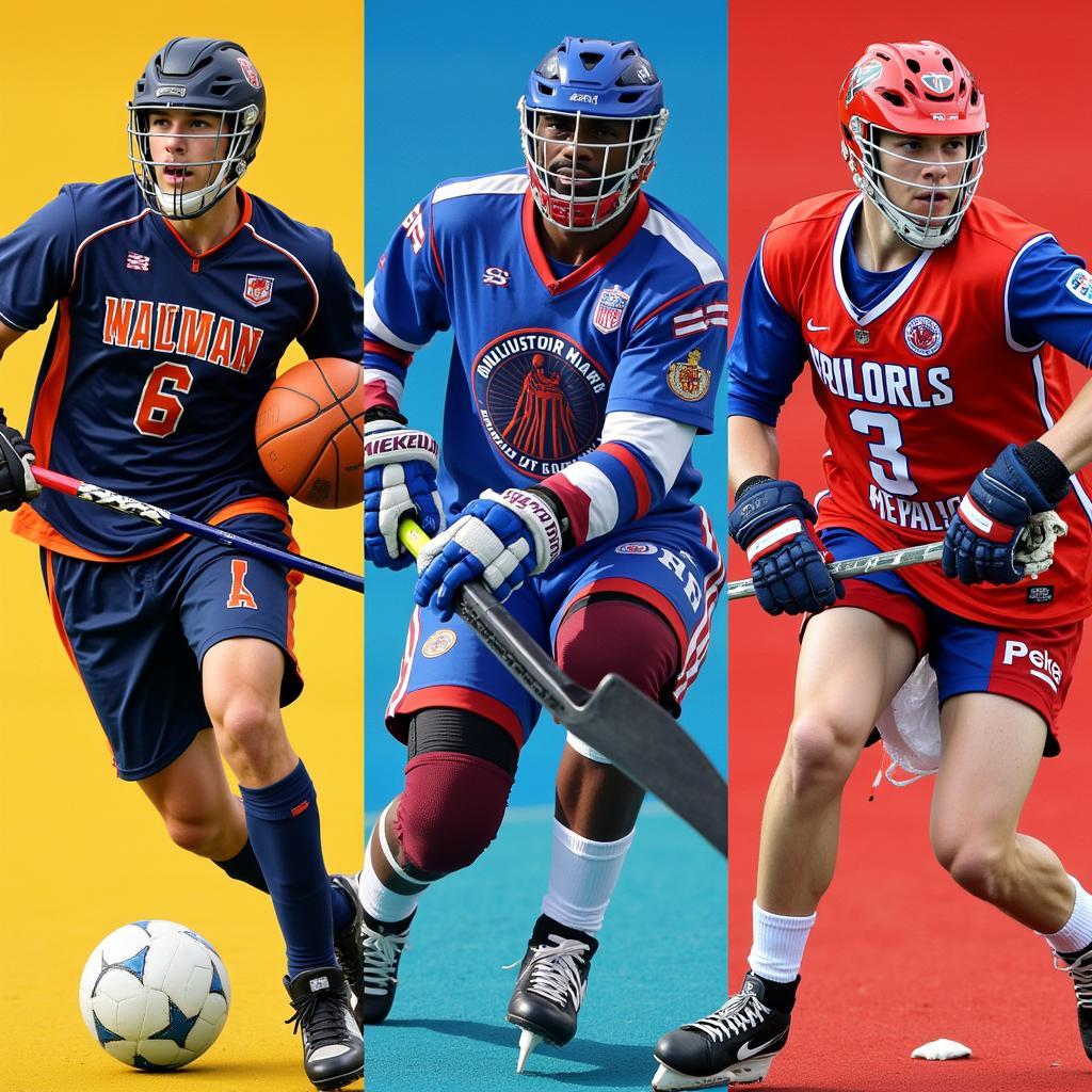 Athletes from various New York sports teams