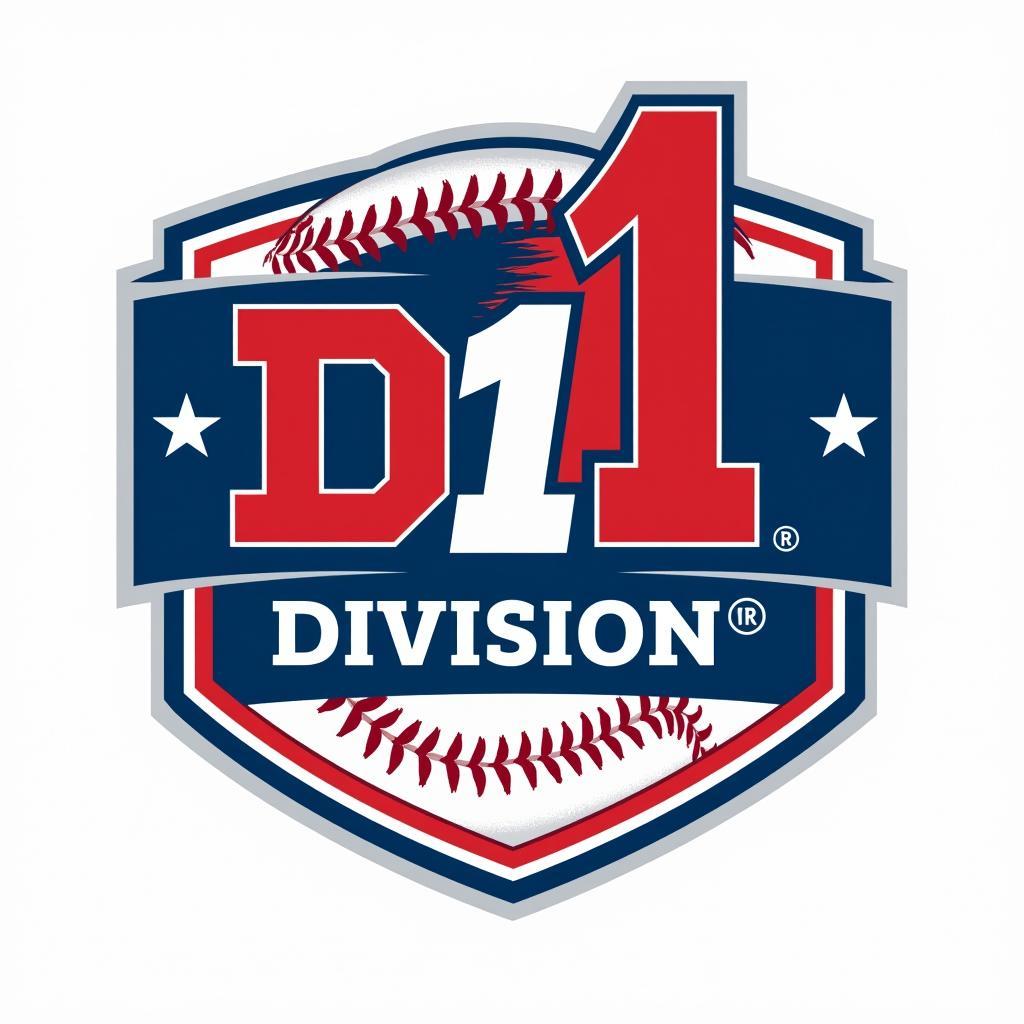 Division 1 Baseball Logo