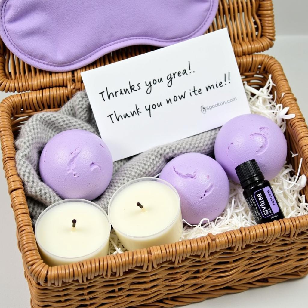 DIY Godmother Gift Box with Relaxation Theme - Bath Bombs, Candles, and Cozy Blanket