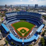 Dodger Stadium Aerial View