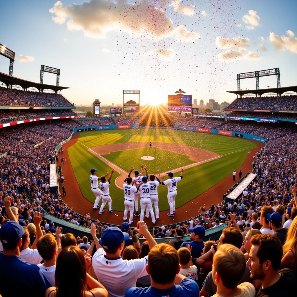 Dodger Stadium Celebration