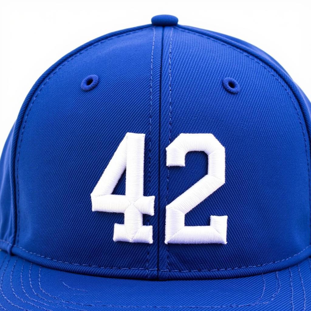 Dodgers 42 Hat Close Up