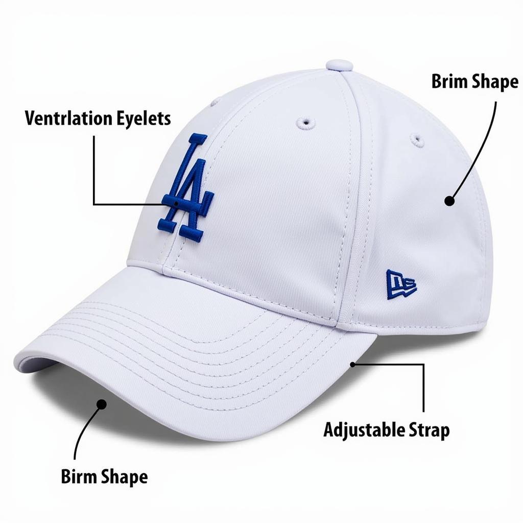 Key Design Features of a Dodgers BP Hat