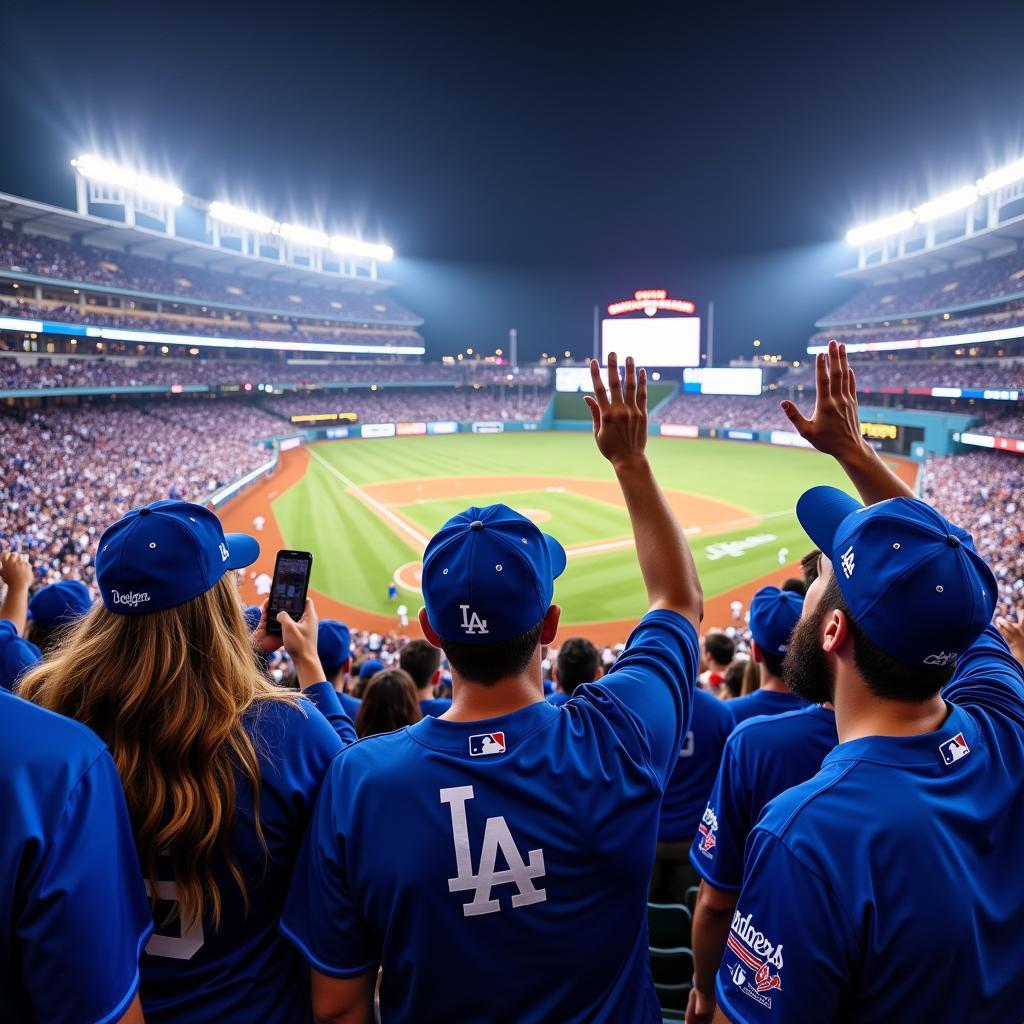 Los Angeles Dodgers fans