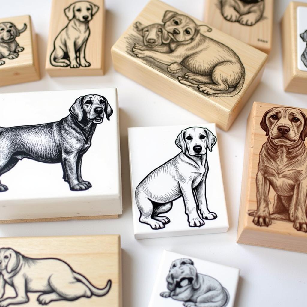 Dog Stamps for Card Making: A Variety of Designs