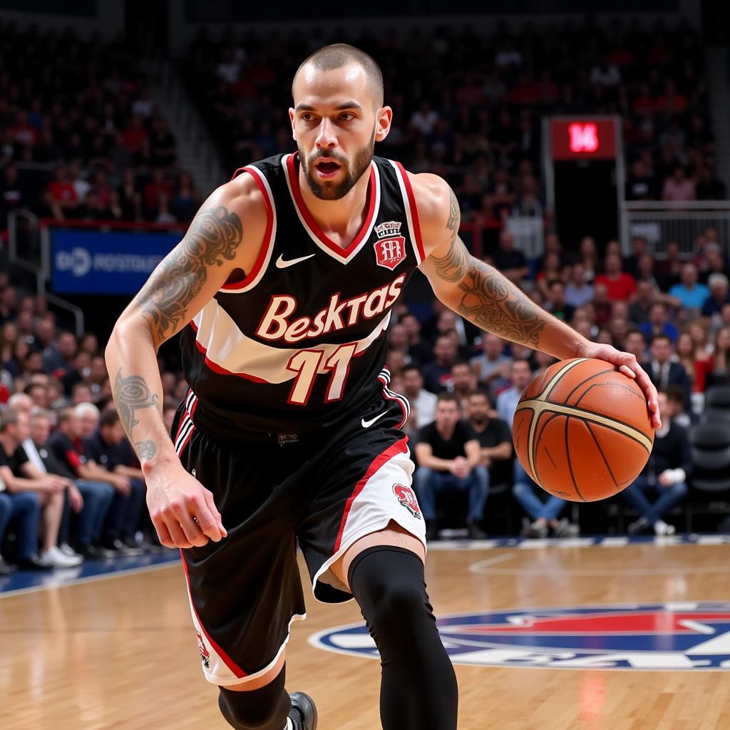 Drew Gooden in Besiktas Jersey