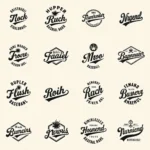 Early baseball logo designs