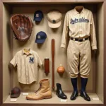 Early baseball memorabilia on display