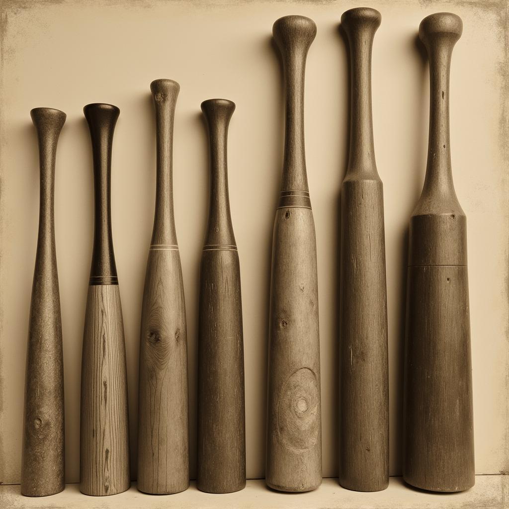 Early Wooden Bats