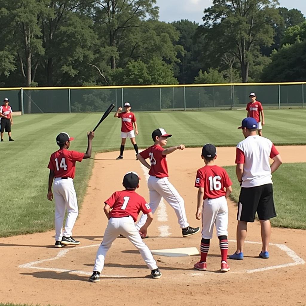 Eku Baseball Camp Training Session