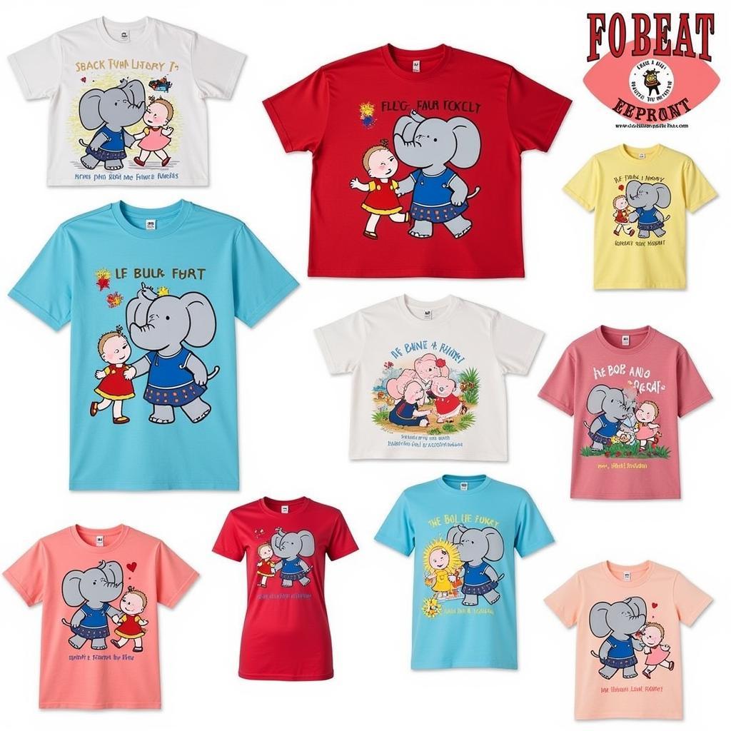 Elephant and Piggie T-Shirt Designs