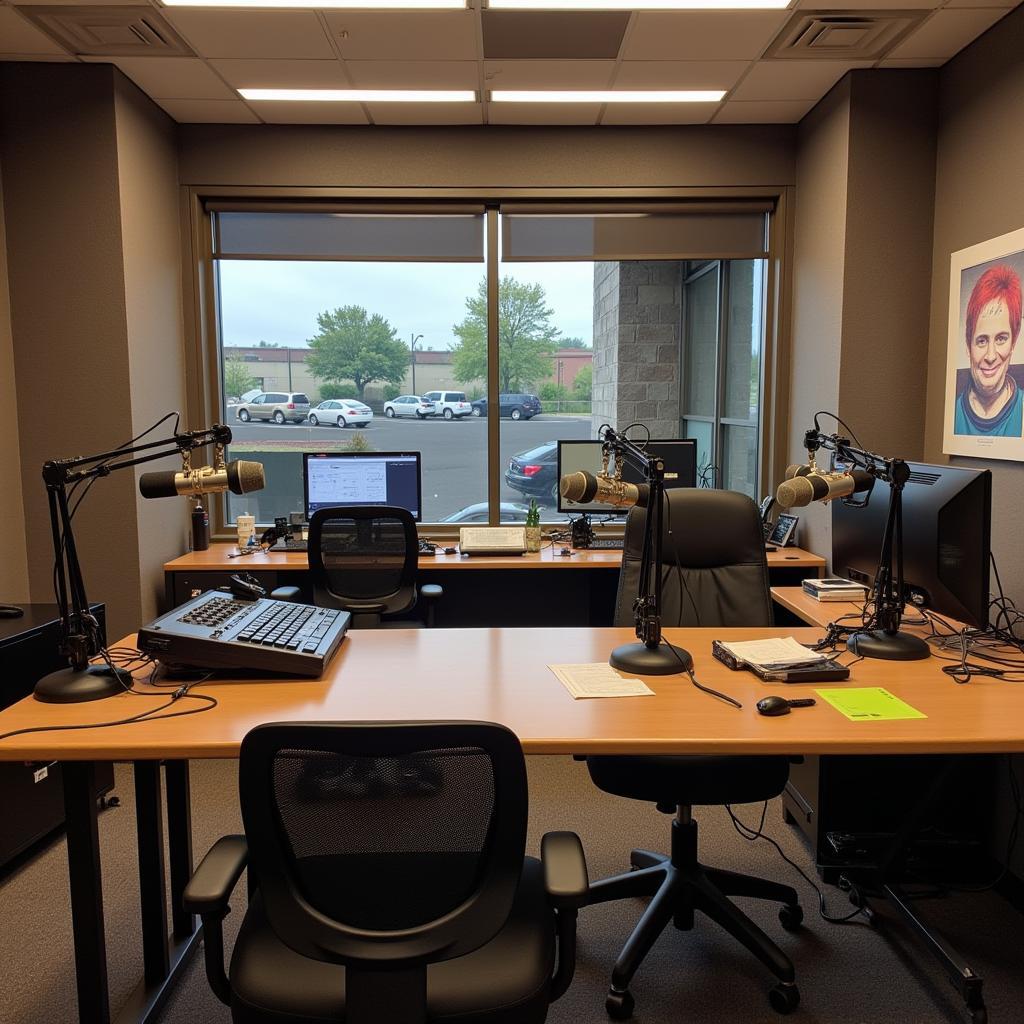 Inside an Emporia KS Radio Studio