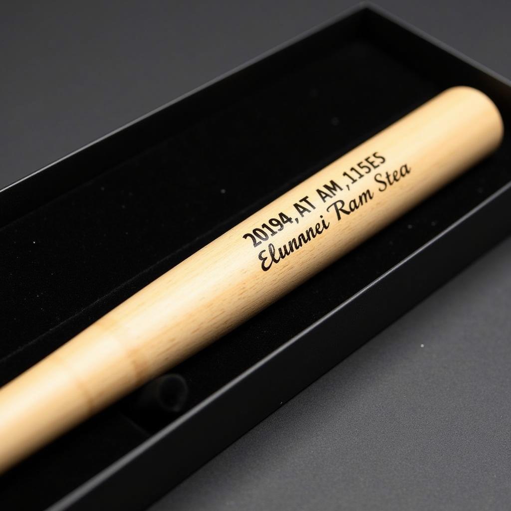 Engraved Mini Baseball Bat in Gift Box