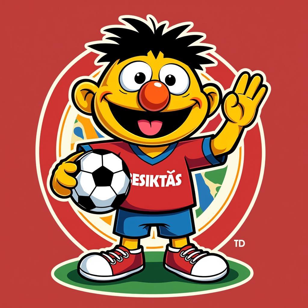 Ernie Sesame Street Beşiktaş T-shirt design