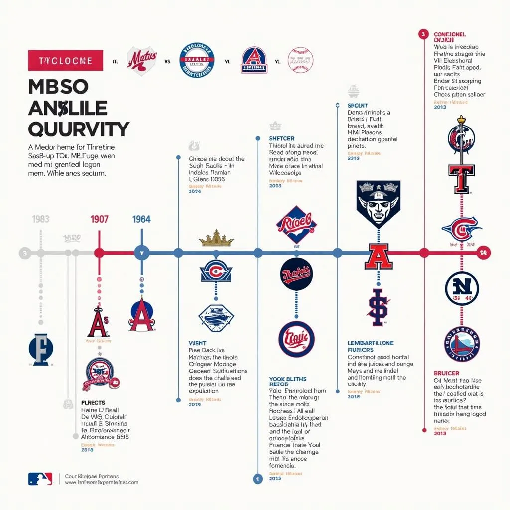 Evolution of MLB Logos