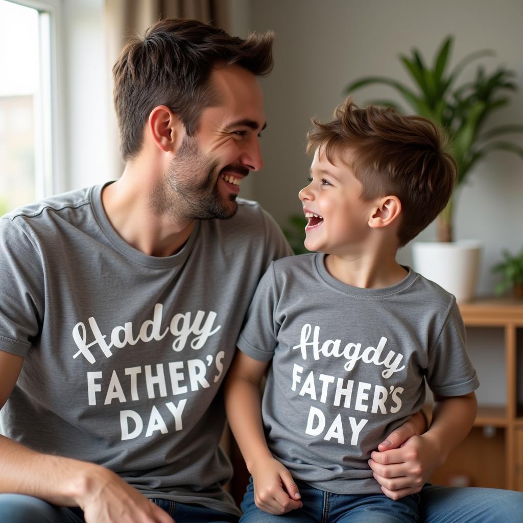 Father and Son Matching Funny Tees