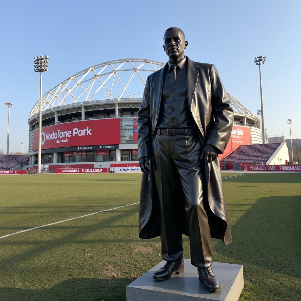 Statue of Father Bradley at Beşiktaş Stadium