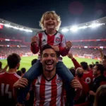 Father and Son Besiktas Fans at Vodafone Park