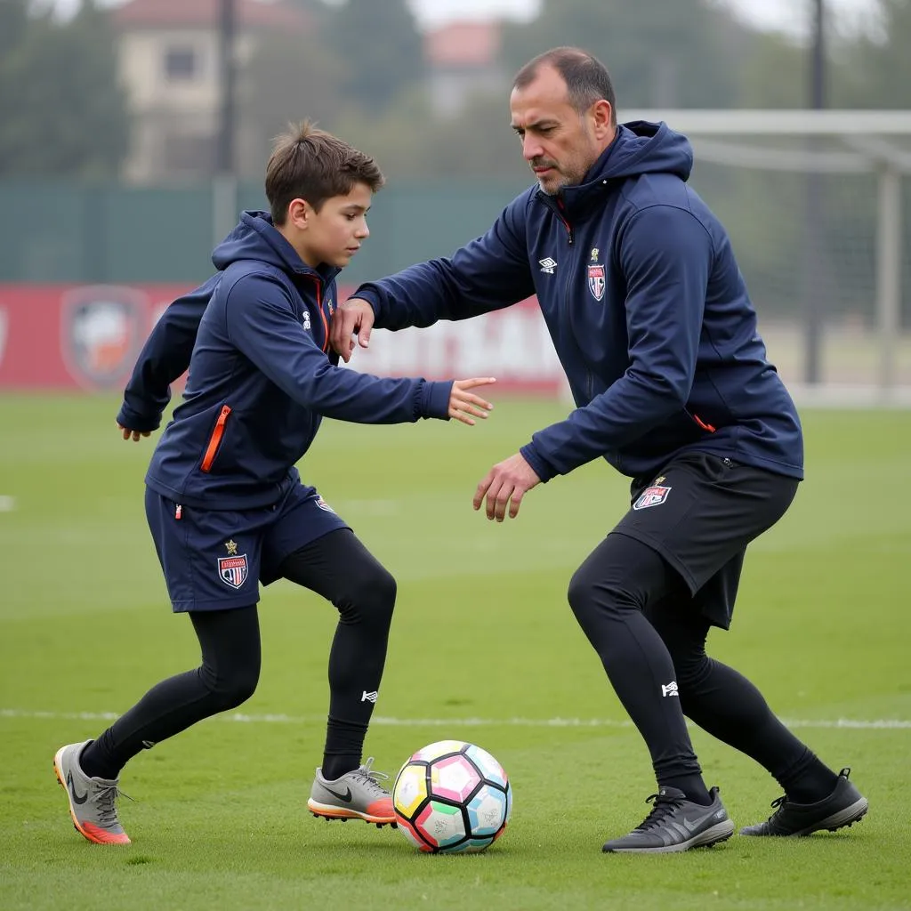 Father and Son Training Session at BJK Training Complex