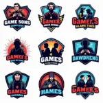 Father and Son Gaming Logo Ideas