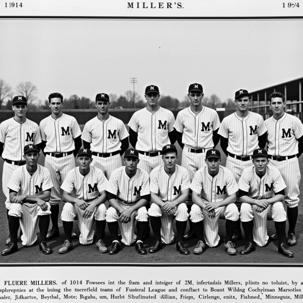 1914 Federal League Minnesota Team Photo