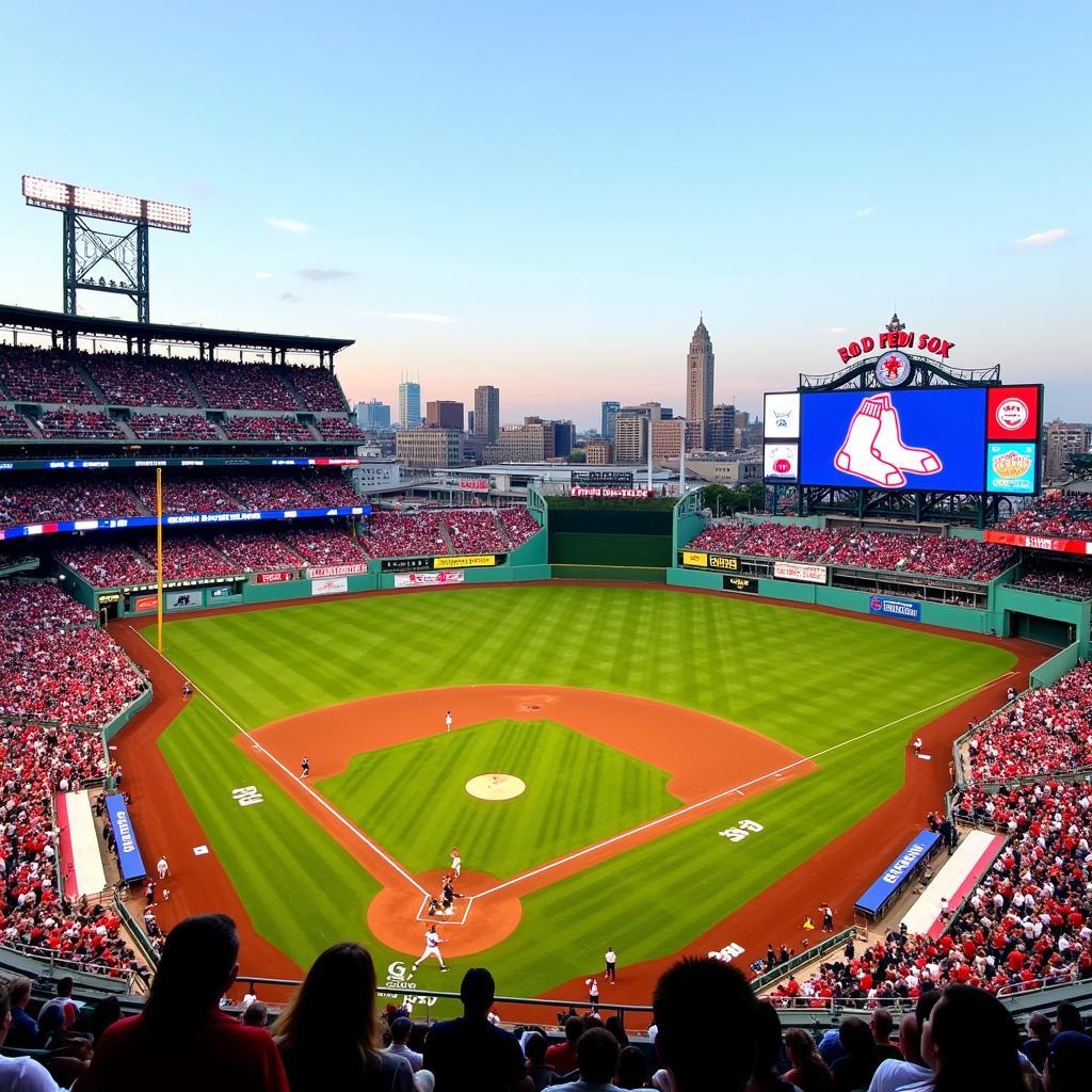 Fenway Park, home of the Boston Red Sox