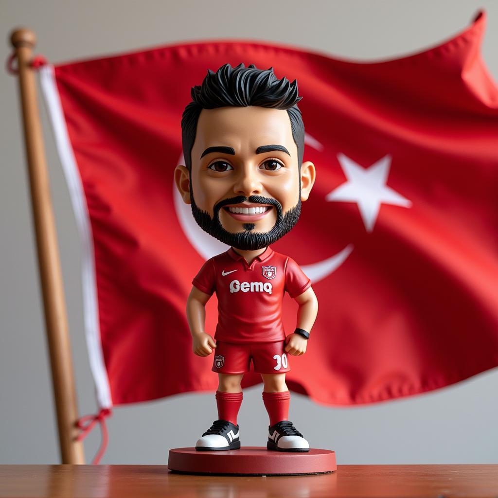 Fernando Bobblehead with Beşiktaş Flag