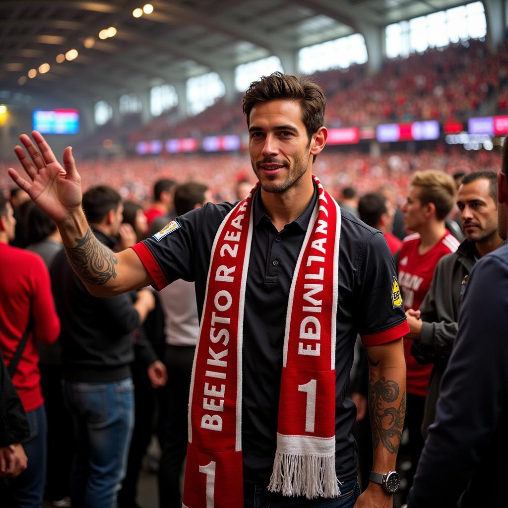 Fernando Torres arrives at Istanbul Airport to a hero's welcome