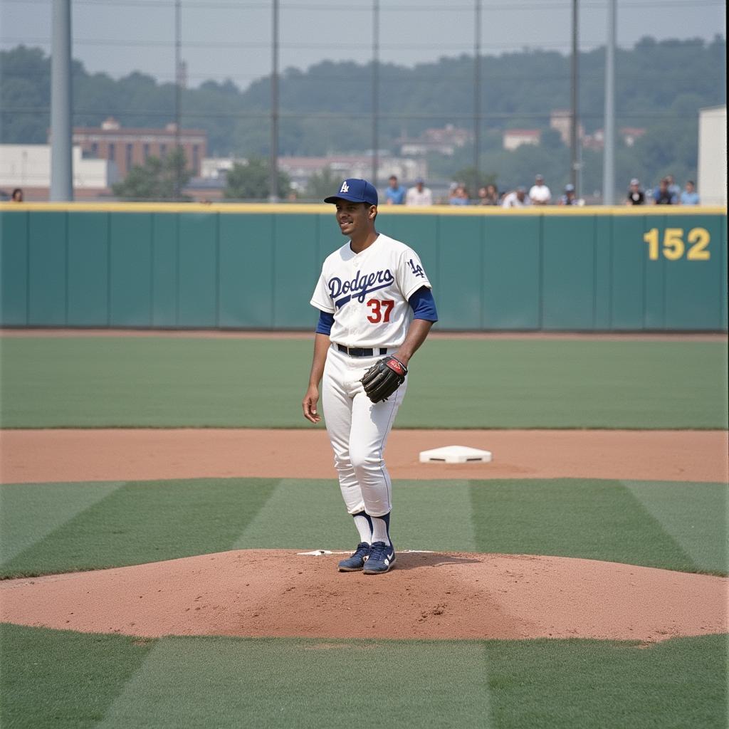 Fernando Valenzuela Dodger Cap