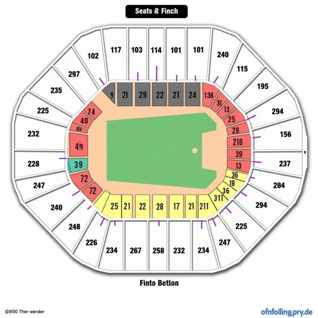 Interactive seating chart for Fifth Third Stadium