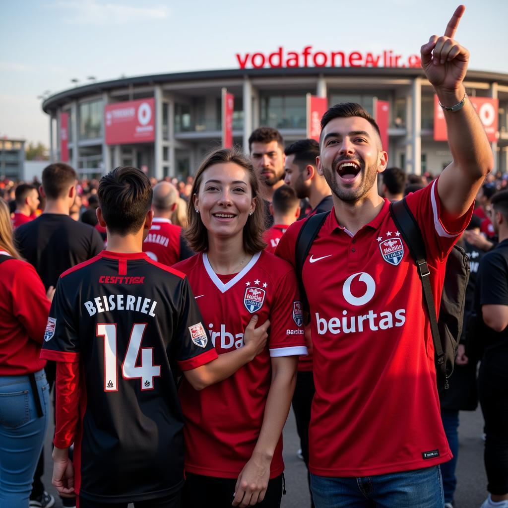 Beşiktaş Fans Celebrating Final Call Promotions