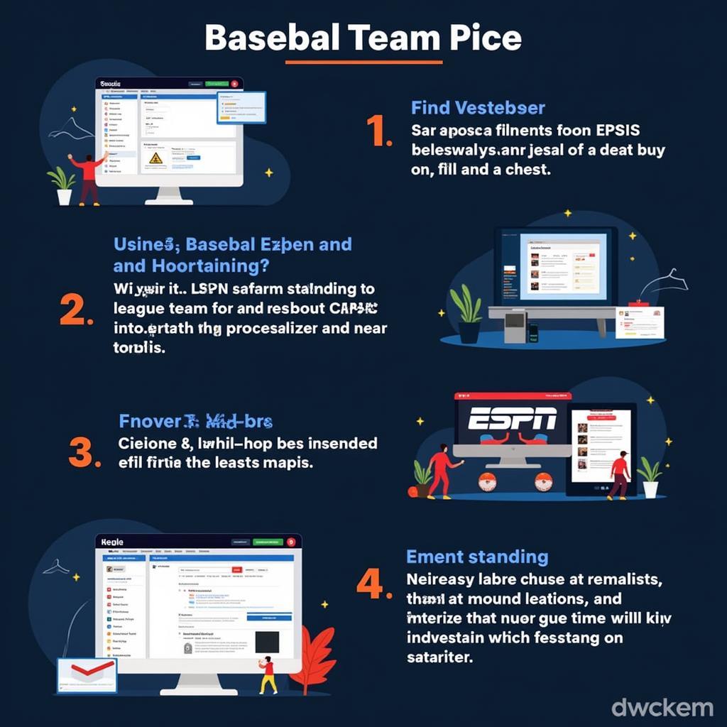 Locating ESPN baseball teams is a straightforward process.