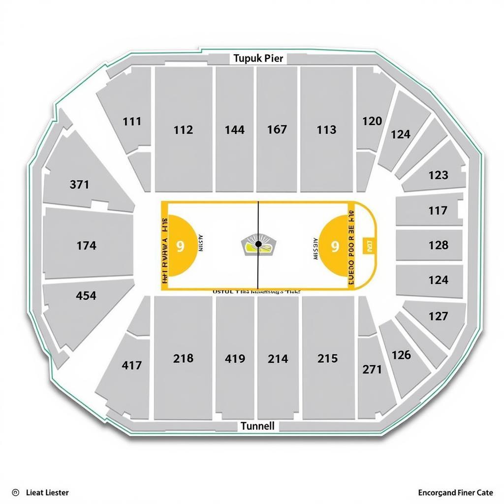 Detailed Fisher Center Seating Chart