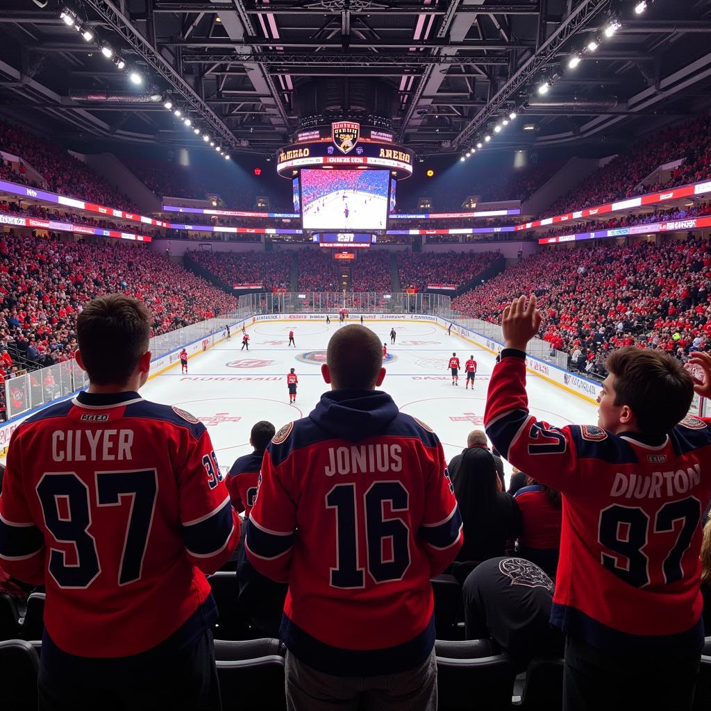 Florida Panthers Fans Cheering