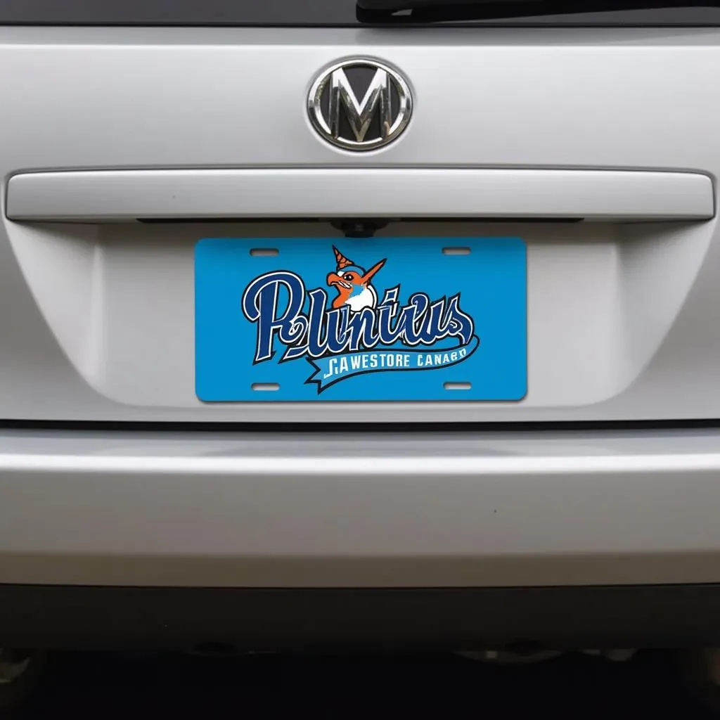 Florida Marlins License Plate on a Car