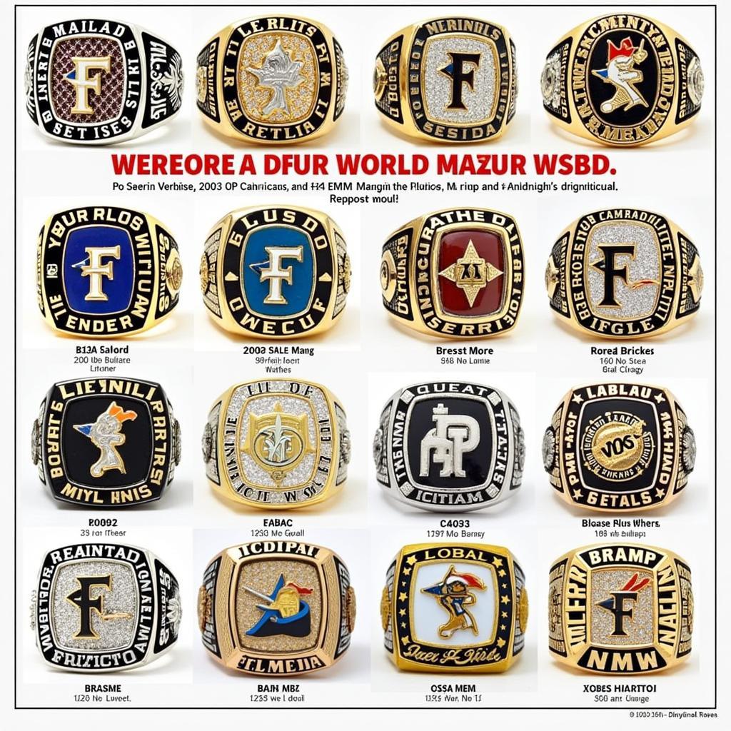 Florida Marlins World Series Rings: Unique Symbols of Championship Runs