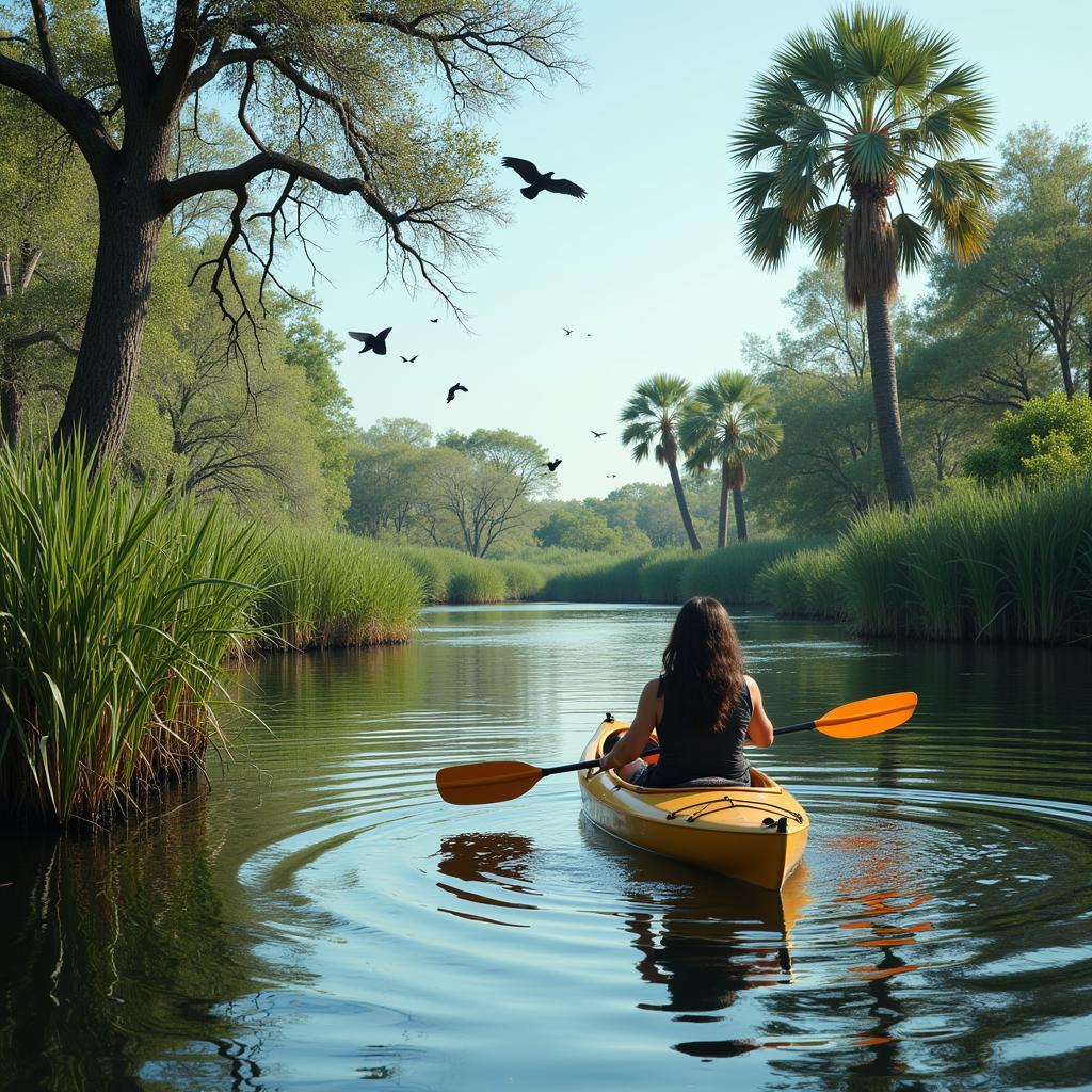 Kayaking through the Florida Everglades