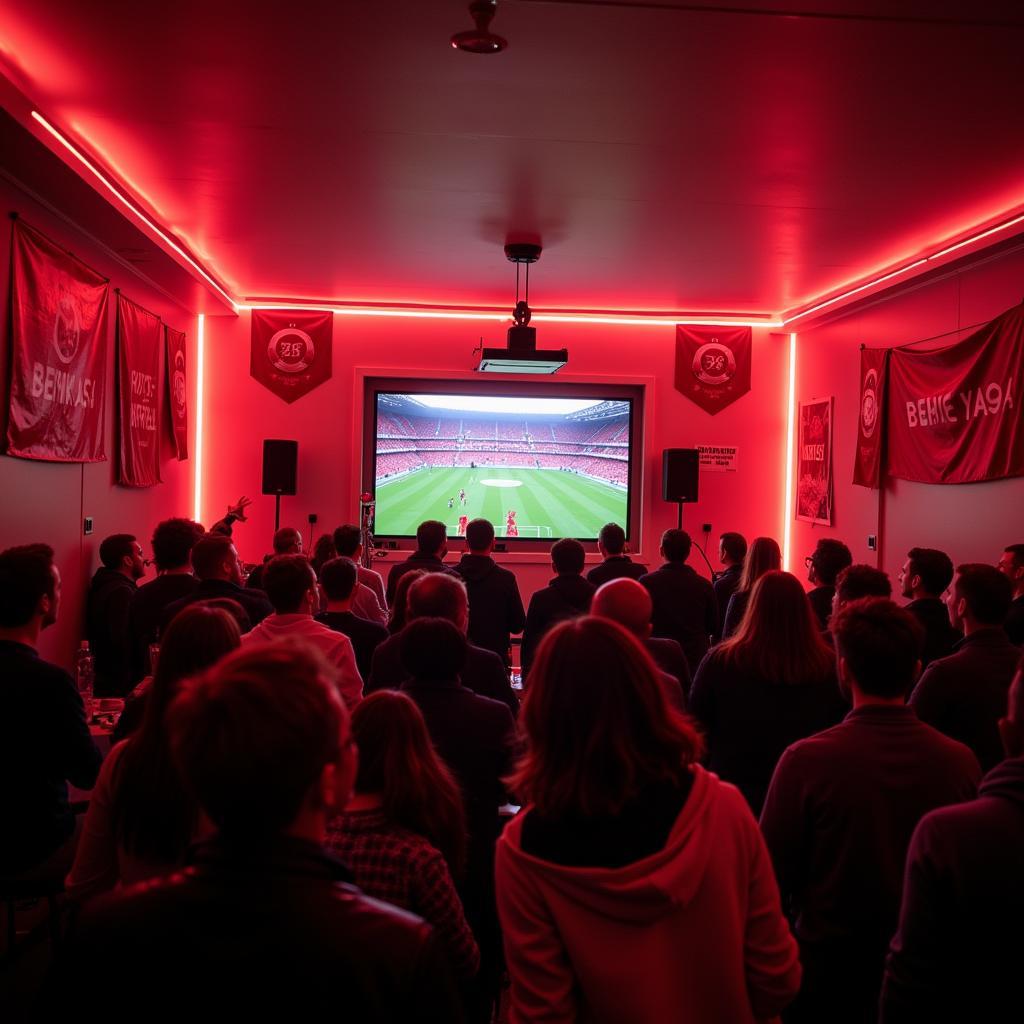 Fowler Spirit Group members during a watch party