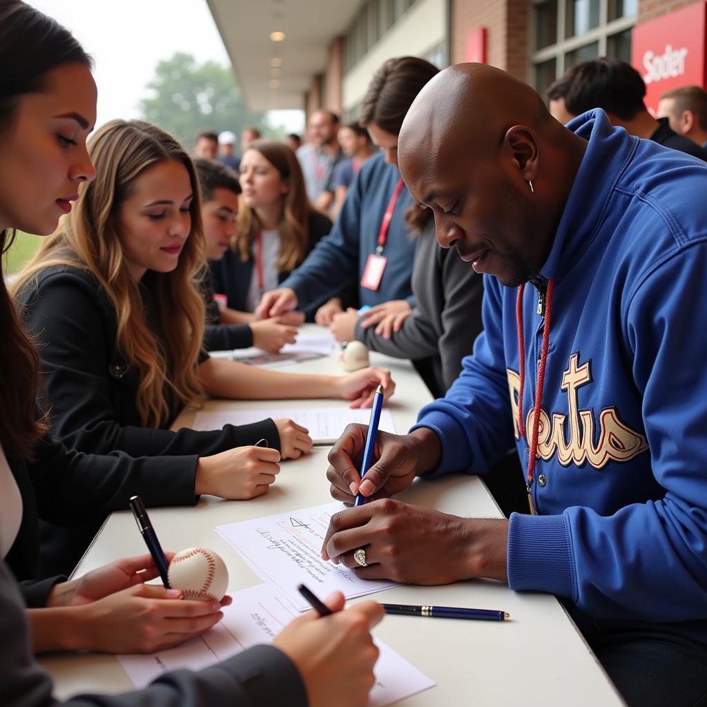 Fred McGriff Autograph Session