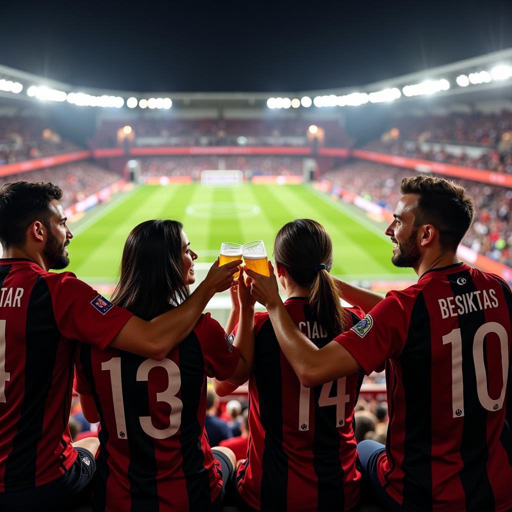 Besiktas Fans Enjoying Friday Beers