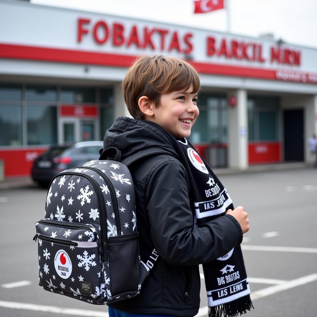 Frozen Mini Backpack for a Besiktas Fan at Vodafone Park