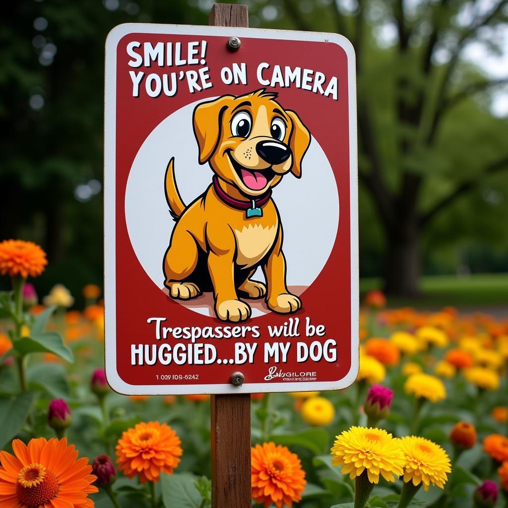 Humorous No Trespassing Signs for a Lighthearted Approach