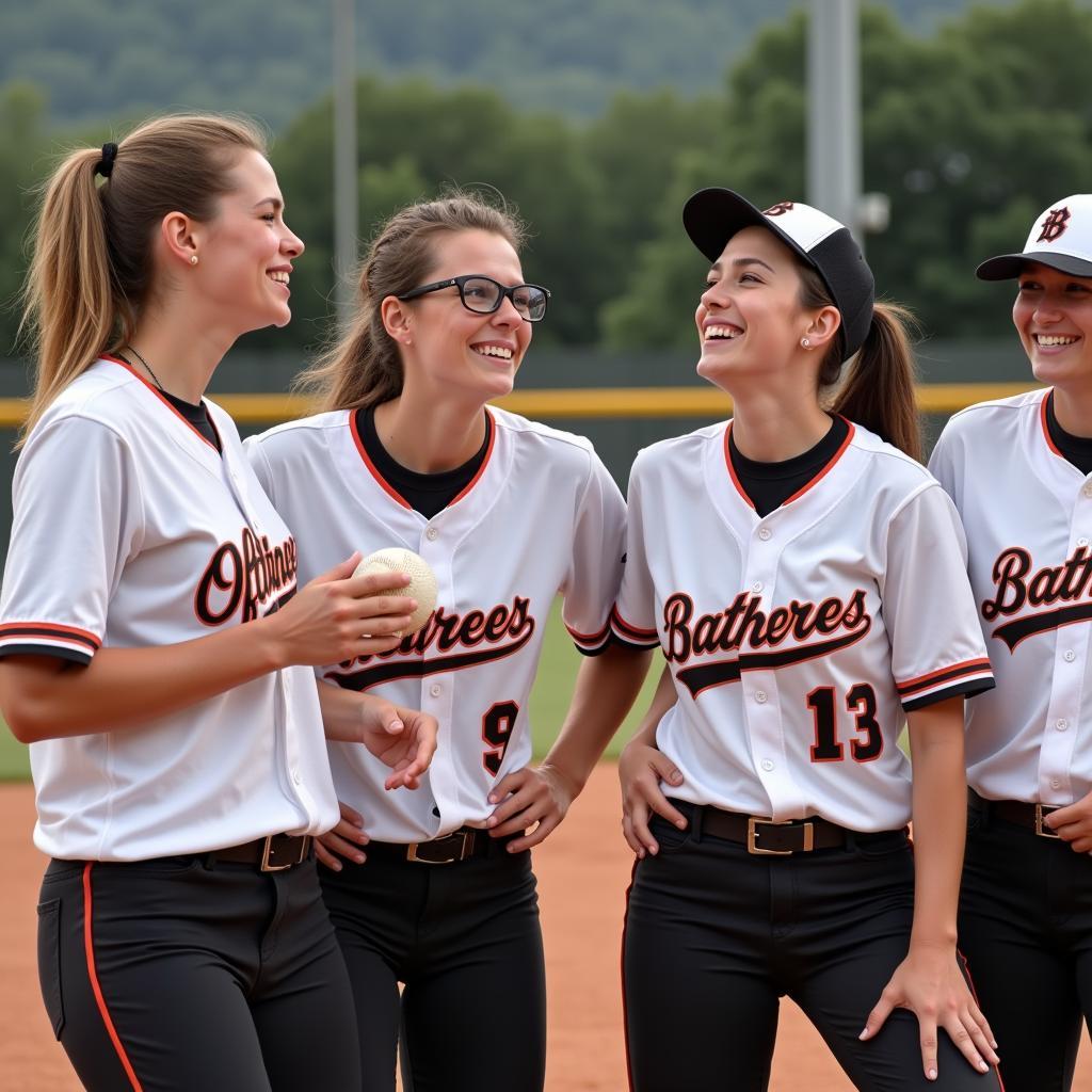 Softball Team with Funny Names 