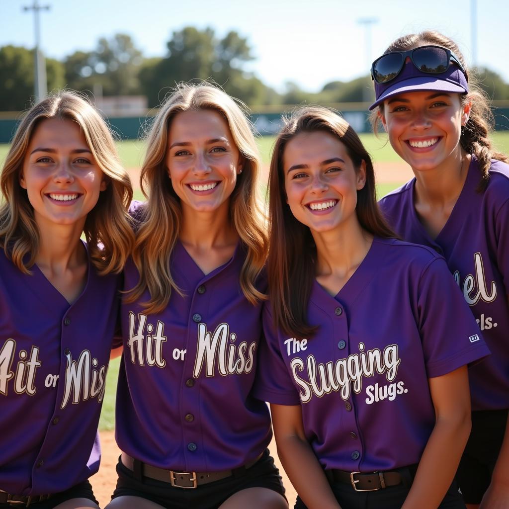 softball team with funny names