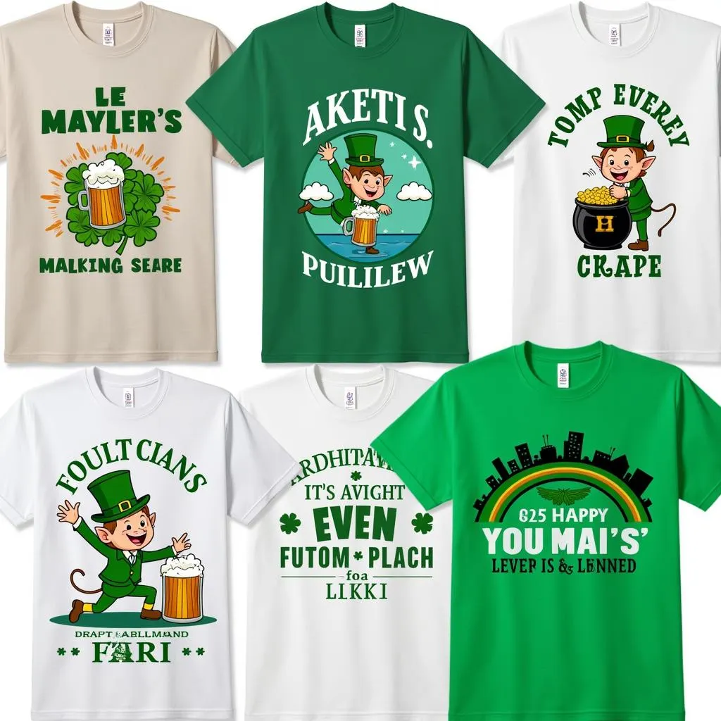 Funny St. Patrick's Day shirt designs