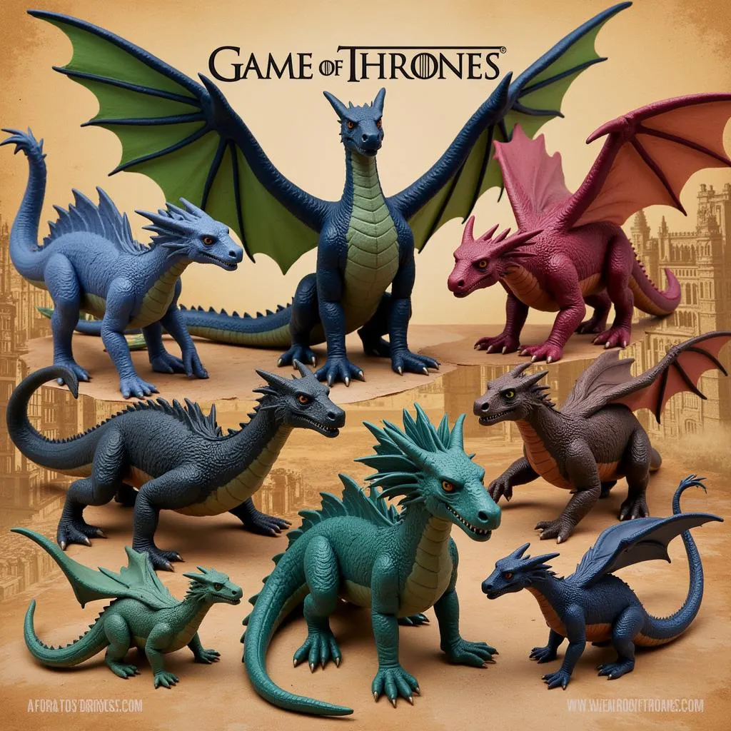 Game of Thrones Toy Dragon Collection