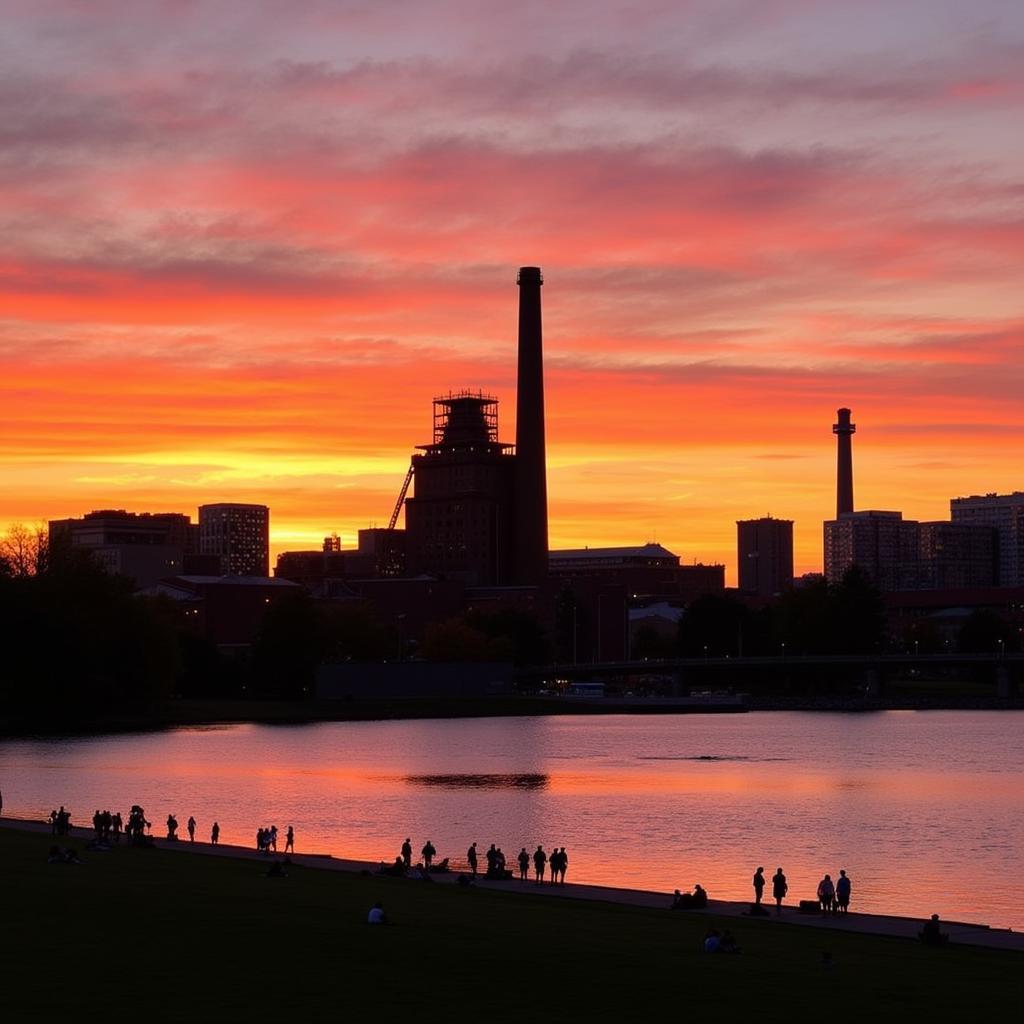 Gas Works Park Sunset Seattle