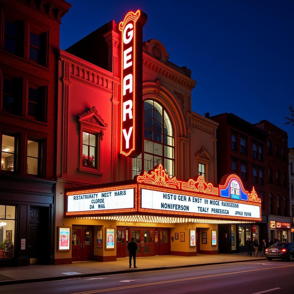 Geary Theater in San Francisco's Theater District